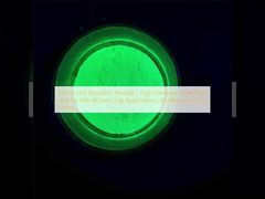 Polvere di fosforo LED a 525 nm - Alta efficienza, senza piombo, ideale per applicazioni con chip da 445-465 nm, eccellente per la regolazione del colore